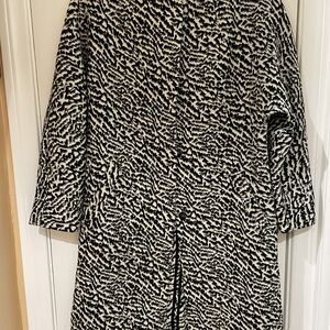 Gerard Darel Black and White Teddy Jacket